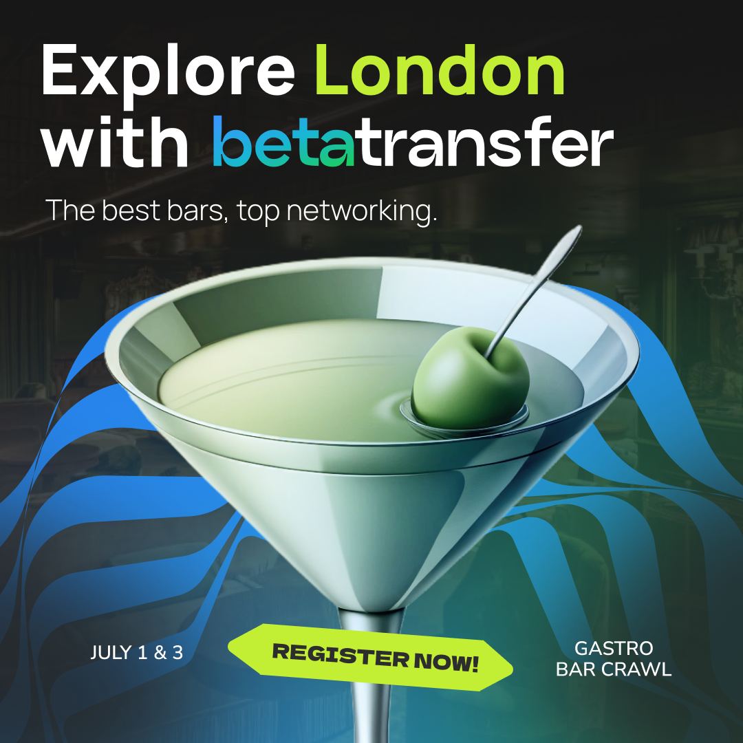 Betatransfer invites you to a Gastro Bar Crawl across London